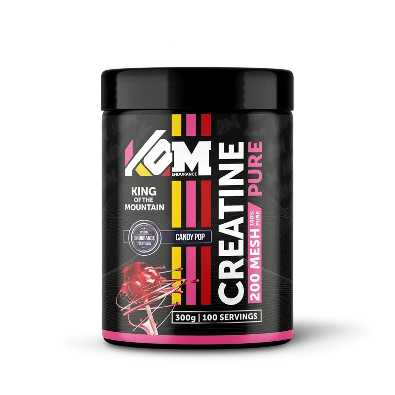 Kom Endurance Creatine Sports Nutrition, vasetto da 300 g di cretinina al gusto di lecca-lecca