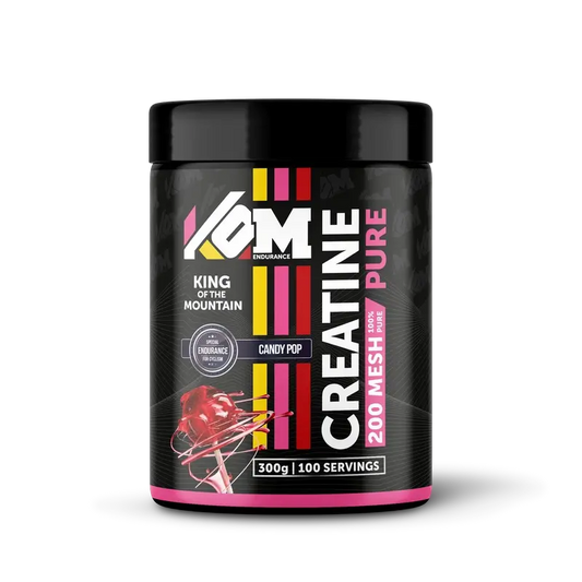 Kom Endurance Creatine Sports Nutrition, vasetto da 300 g di cretinina al gusto di lecca-lecca