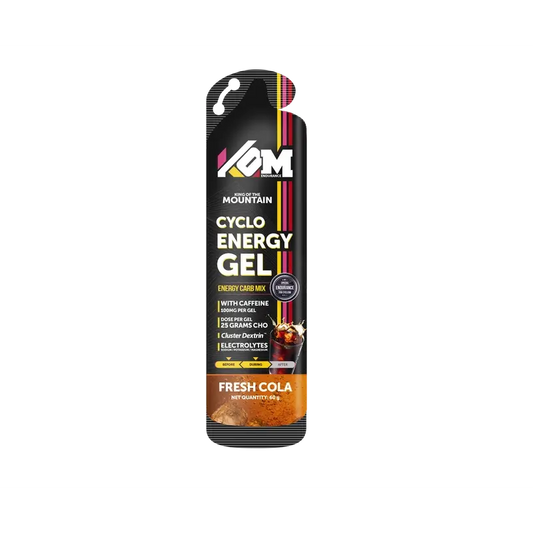 Kom Endurance Sports Nutrition Gels, confezione da 18 gel da 60 g di caffeina+magnesio+potassio gusto cola