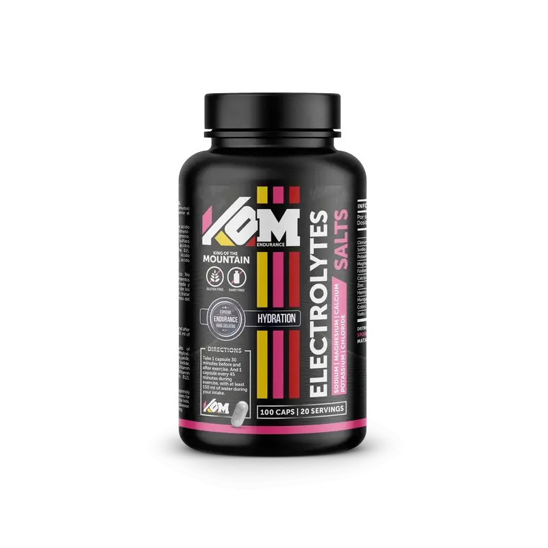 Kom Endurance Hydration Sports Nutrition, flacone da 100 capsule di elettroliti