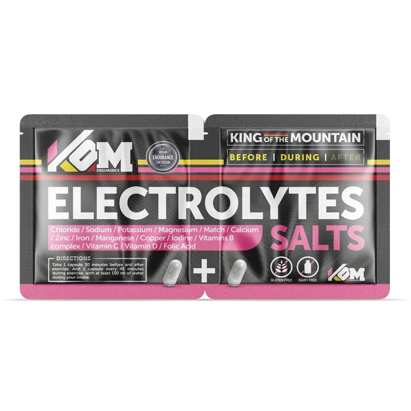 Kom Endurance Hydration Sports Nutrition, duplo di due capsule elettrolitiche