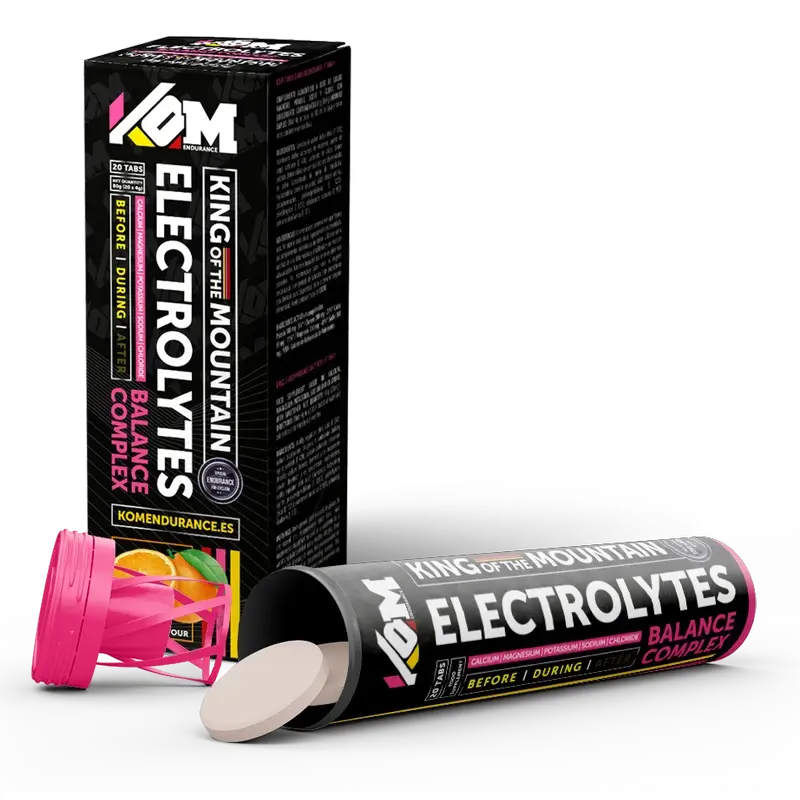 Kom Endurance Hydration Sports Nutrition, tubo da 20 compresse effervescenti al gusto di arancia