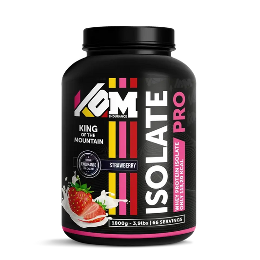 Kom Endurance Protein Sports Nutrition, barattolo di proteine isolate da 1,8 kg al gusto di fragola