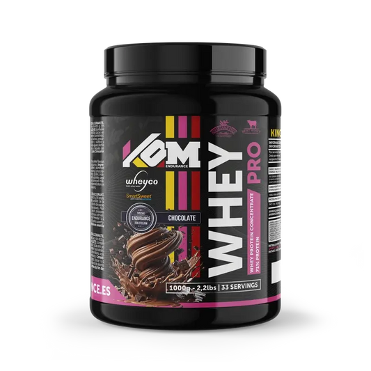 Kom Endurance Proteins Sports Nutrition, proteine del siero del latte 1kg barattolo gusto cioccolato