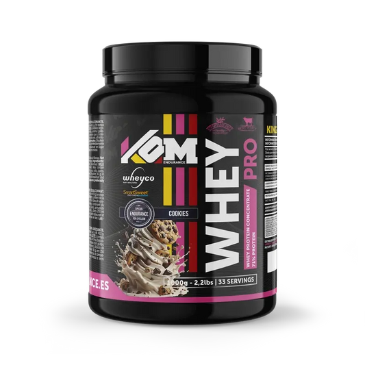 Kom Endurance Proteins Sports Nutrition, proteine del siero di latte in barattolo da 1 kg al gusto di biscotti