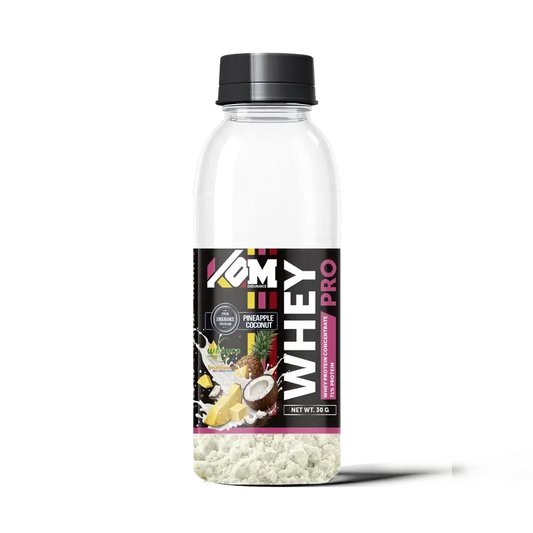 Kom Endurance Proteins Sports Nutrition, flacone monodose di proteine del siero di latte 30g al gusto di ananas e cocco