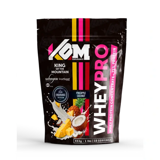 Kom Endurance Proteins Sports Nutrition , sacco di proteine del siero di latte 453 g gusto ananas e cocco