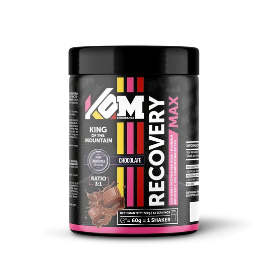 Kom Endurance Recuperator Sports Nutrition, barattolo di recupero al cioccolato da 720 g
