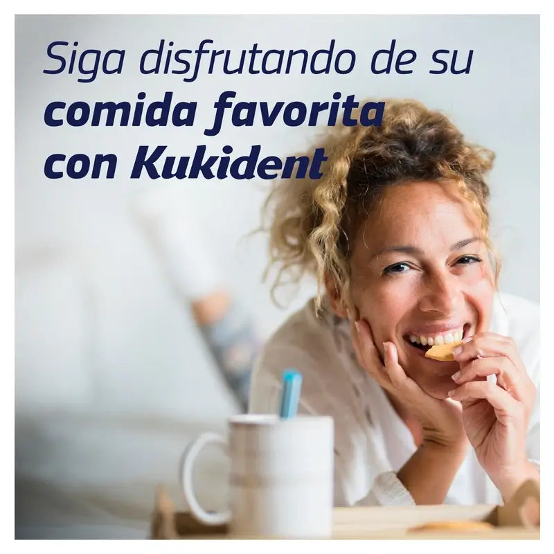 Kukident Duplo Pro Plus Rassodamento durante la masticazione, 2 X 57 Gr