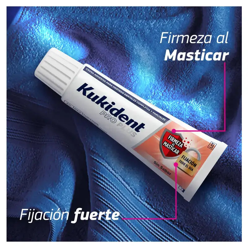 Kukident Duplo Pro Plus Rassodamento durante la masticazione, 2 X 57 Gr