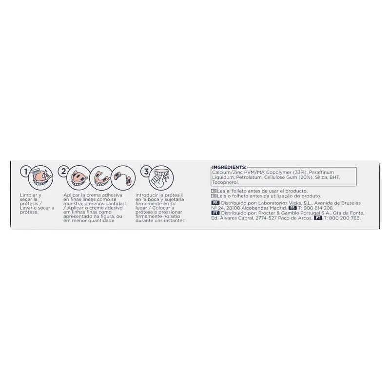 Kukident Quadruple Pro Crema adesiva completa per protesi, Neutro 4 x 70 Gr