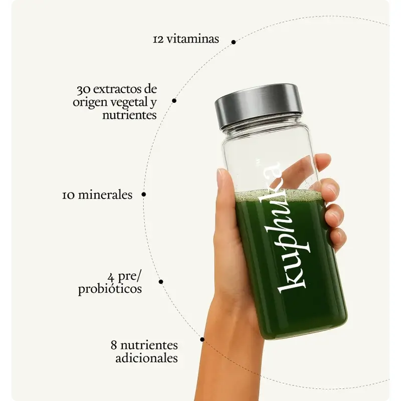 Kuphuka Greens Integratore alimentare 100% naturale e olistico di ananas e cocco, 411 grammi