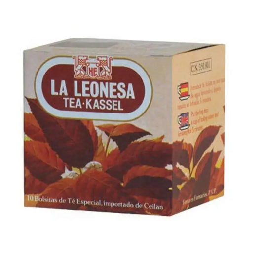 Tè nero La Leonesa Kassel, 10 infusi piramidali