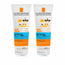 La Roche-Posay Anthelios Dermo-Pediatrics Latte Idratante SPF 50+ Protezione solare per bambini Confezione da 2 x 250 ml