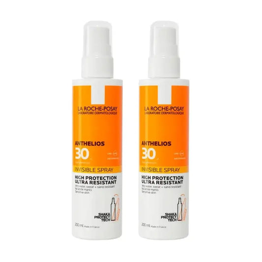La Roche Posay Anthelios Spray Invisible Spf 30, 2X200 Ml