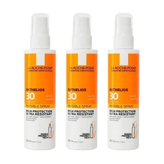 La Roche Posay Anthelios Spray Invisibile Spf 30, 3X200 Ml