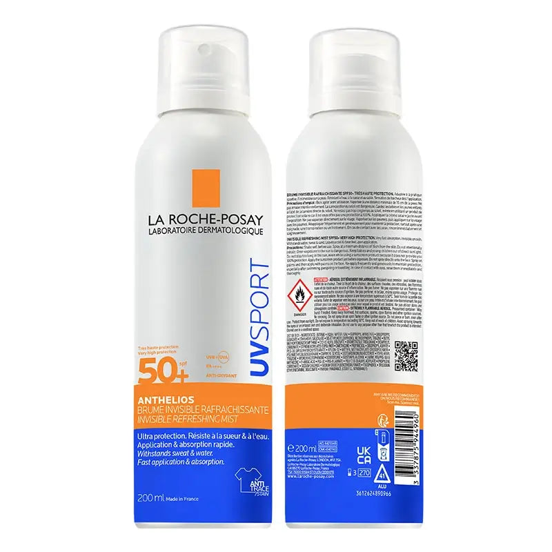 La Roche Posay Anthelios Uv Sport Invisible Refreshing Mist Spf50+ , 200 ml