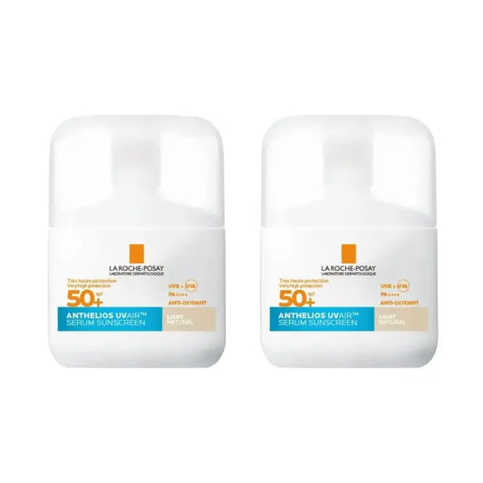 La Roche Posay Anthelios Uvair Siero Solare Spf50+ Luce Colorata , 2X50 Ml