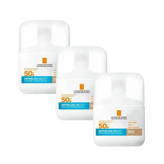 La Roche Posay Anthelios Uvair Siero Solare Spf50+ Colorato Medio , 3X50 Ml