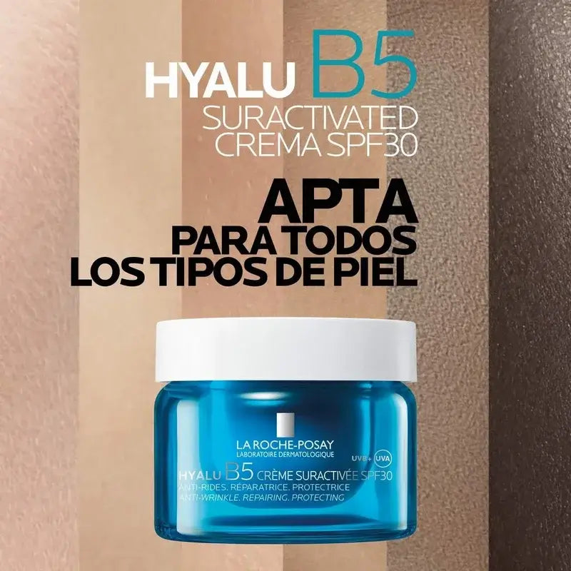La Roche-Posay Crema Suractivata Anti-Età Hyalu B5 Spf 30+ , 50Ml