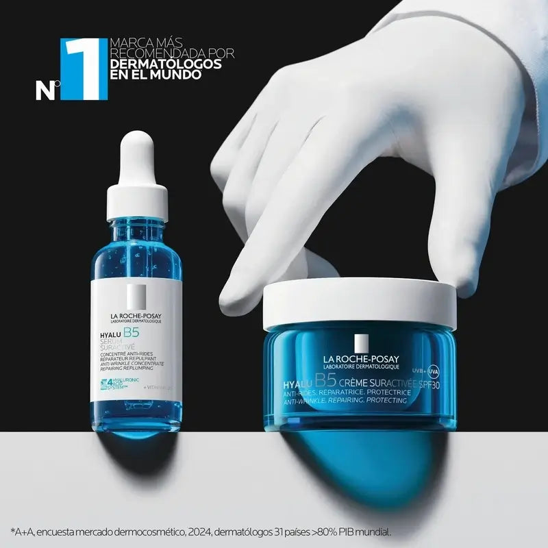La Roche-Posay Crema Suractivata Anti-Età Hyalu B5 Spf 30+ , 50Ml
