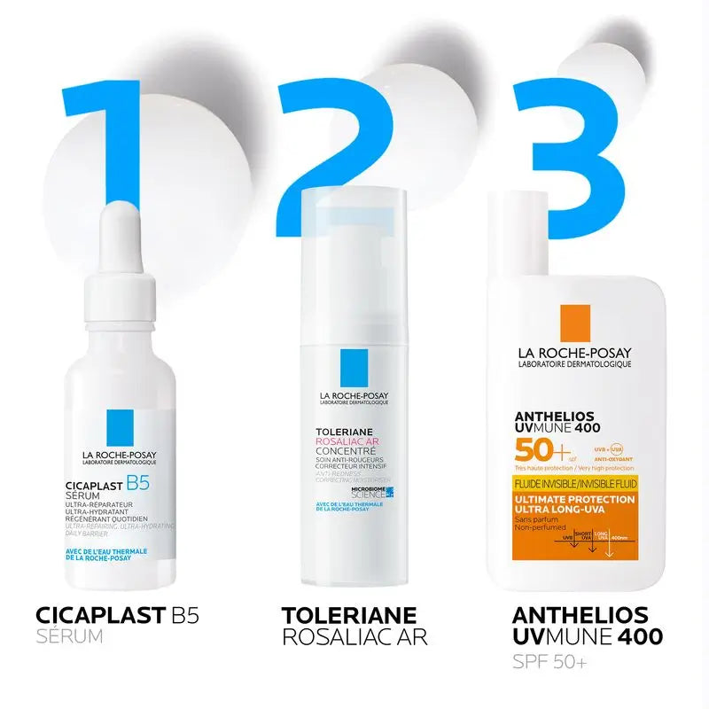 La Roche Posay Cicaplast B5 Serum, 10% Vitamina B5. Riparazione e idratazione. Protezione quotidiana. 30 ml