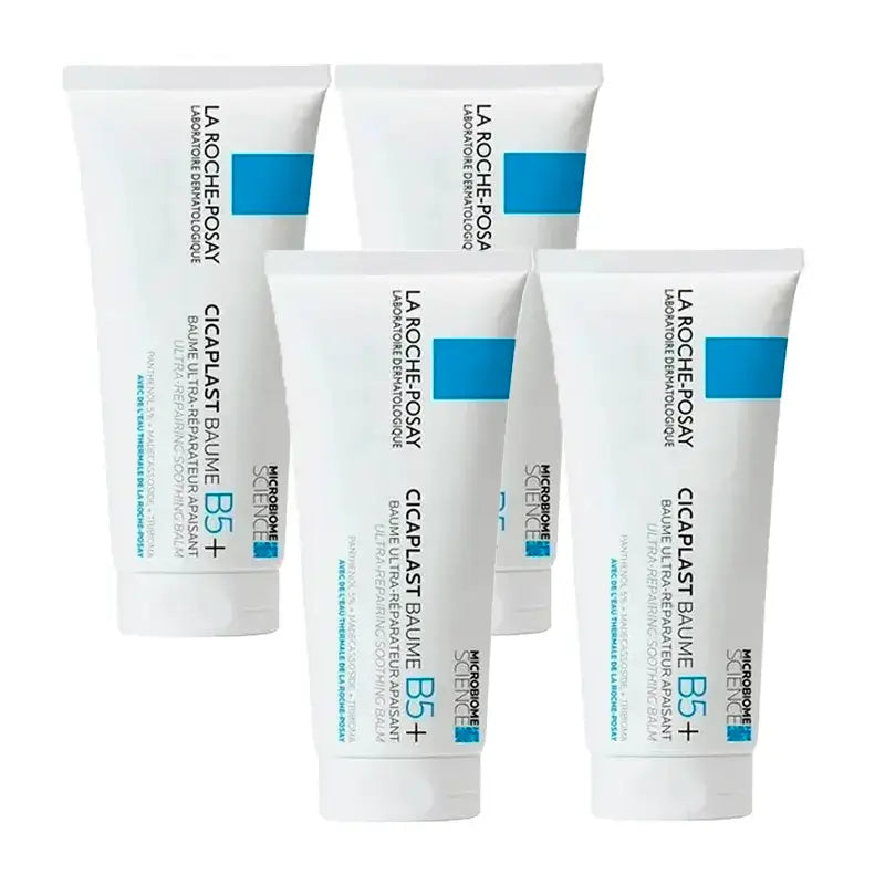 La Roche Posay Cicaplast Baume B5, confezione da 4 x 100 ml