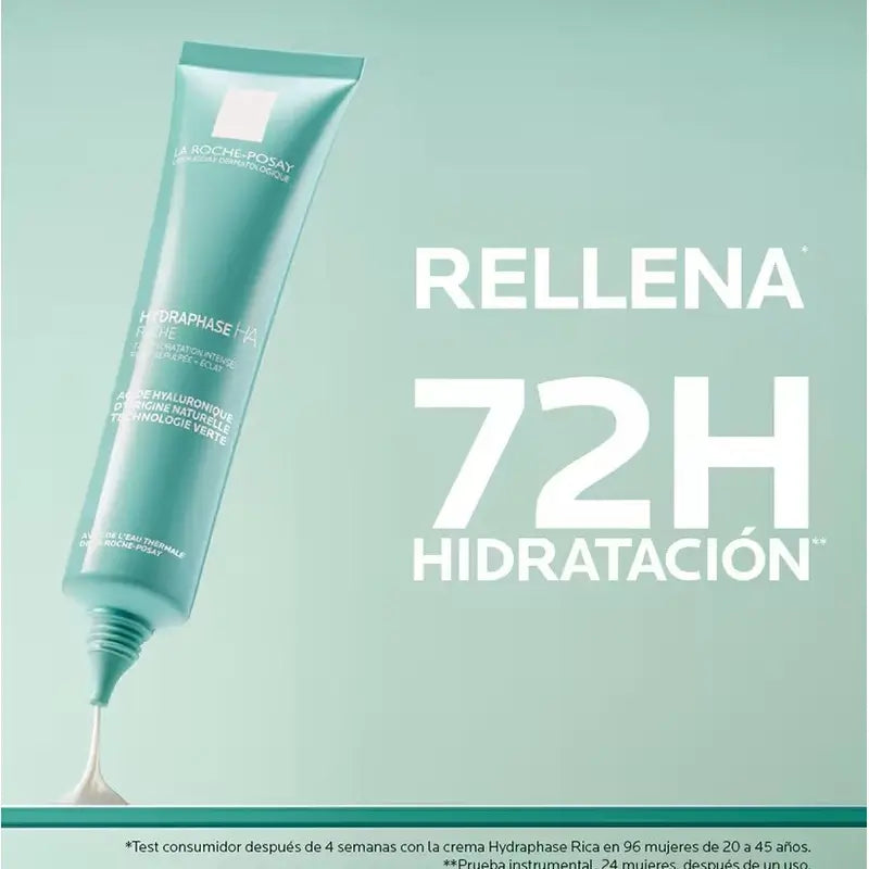 La Roche Posay Hydraphase HA Crema Idratante Ricca, 40 ml