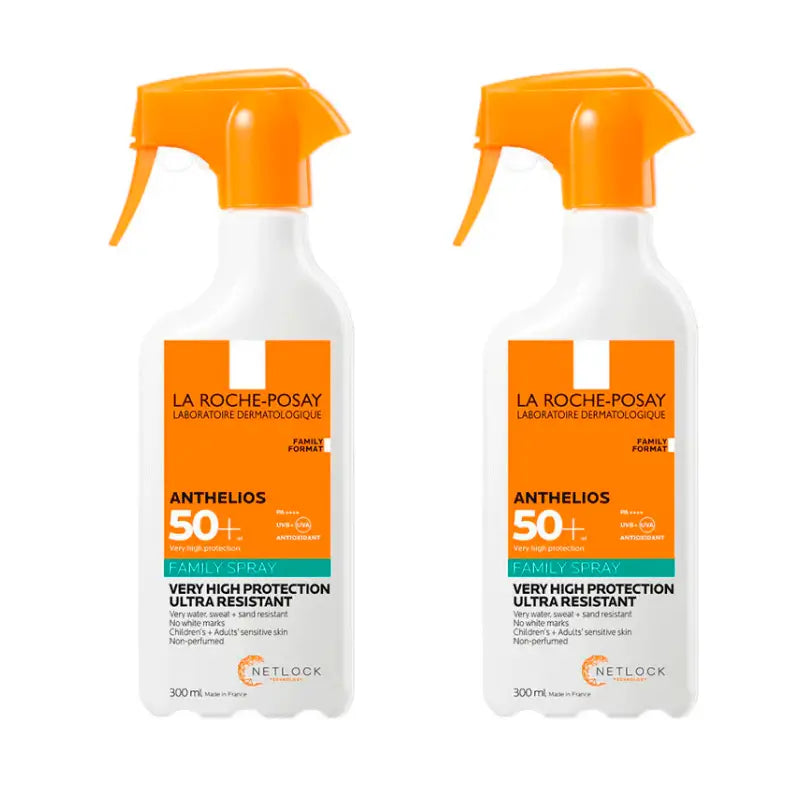 La Roche Posay Duplo Anthelios Spray Famiglia Spf 50+, 2X300 Ml