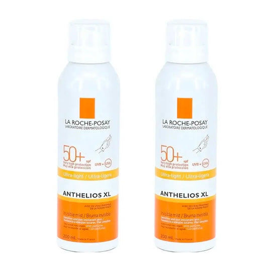 La Roche Posay Duplo Anthelios Xl Nebbia Invisibile Spf 50+, 2 X 200 Ml