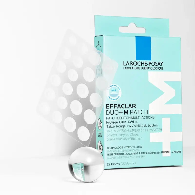 La Roche-Posay Effaclar Duo+M Cerotti Invisibili Anti-Imperfezioni e Anti-Blemish , 22 unità