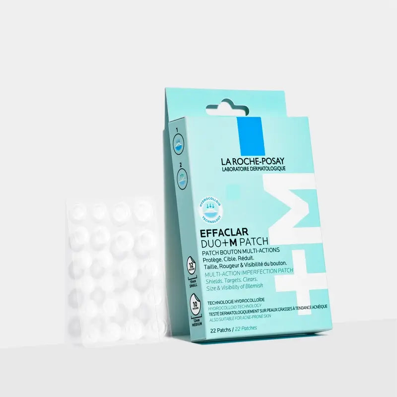 La Roche-Posay Effaclar Duo+M Cerotti Invisibili Anti-Imperfezioni e Anti-Blemish , 22 unità