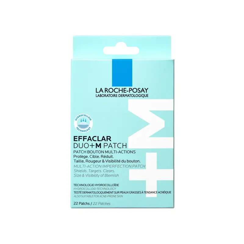 La Roche-Posay Effaclar Duo+M Cerotti Invisibili Anti-Imperfezioni e Anti-Blemish , 22 unità