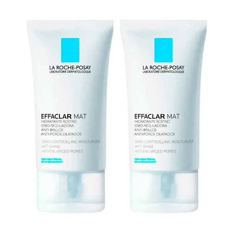 La Roche Posay Effaclar Mat, confezione da 2 x 40 ml