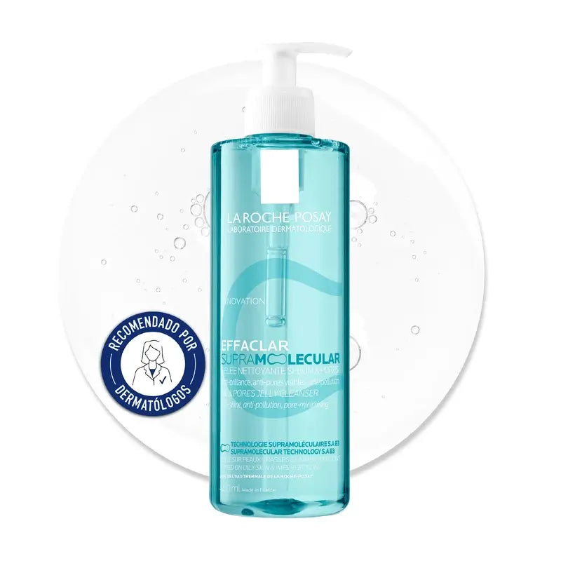 La Roche-Posay Effaclar Gel Detergente Supramolecolare, 400 ml