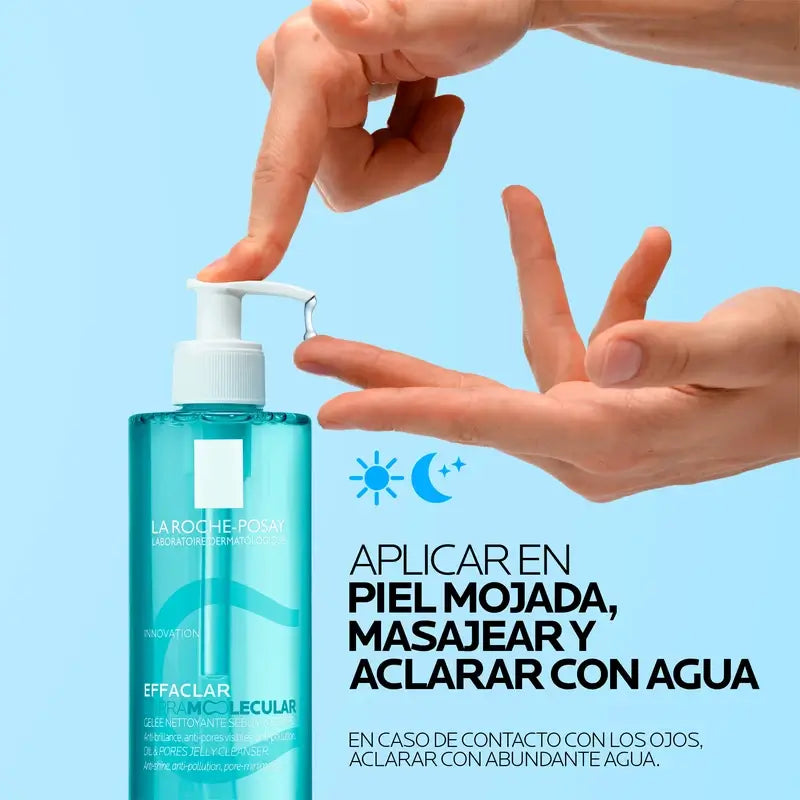 La Roche-Posay Effaclar Gel Detergente Supramolecolare, 400 ml