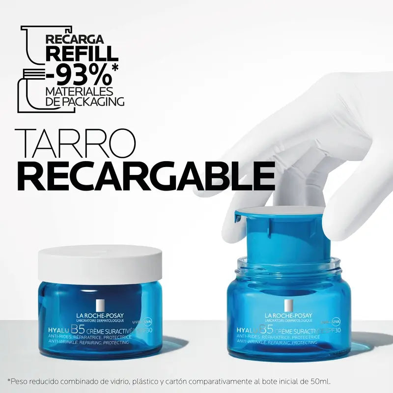 La Roche Posay Hyalu B5 Crema Suractivata Spf30 Ricarica, 50 ml