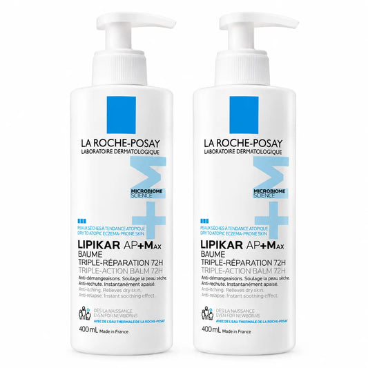 La Roche Posay Lipikar Baume Ap+M confezione da 2 x 400 ml