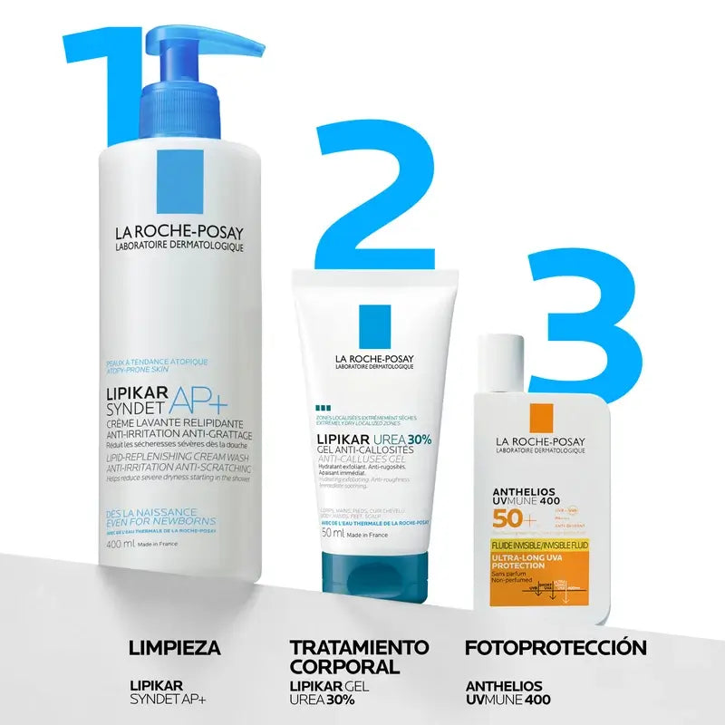La Roche Posay Lipikar Urea Gel 30% - Gel idratante con urea , 50 ml