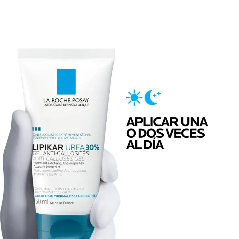 La Roche Posay Lipikar Urea Gel 30% - Gel idratante con urea , 50 ml
