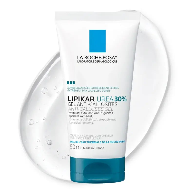 La Roche Posay Lipikar Urea Gel 30% - Gel idratante con urea , 50 ml