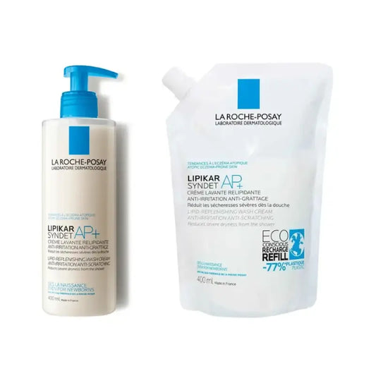 La Roche Posay Lipikar Syndet Ap+ 400 ml + Ricarica , 400 ml