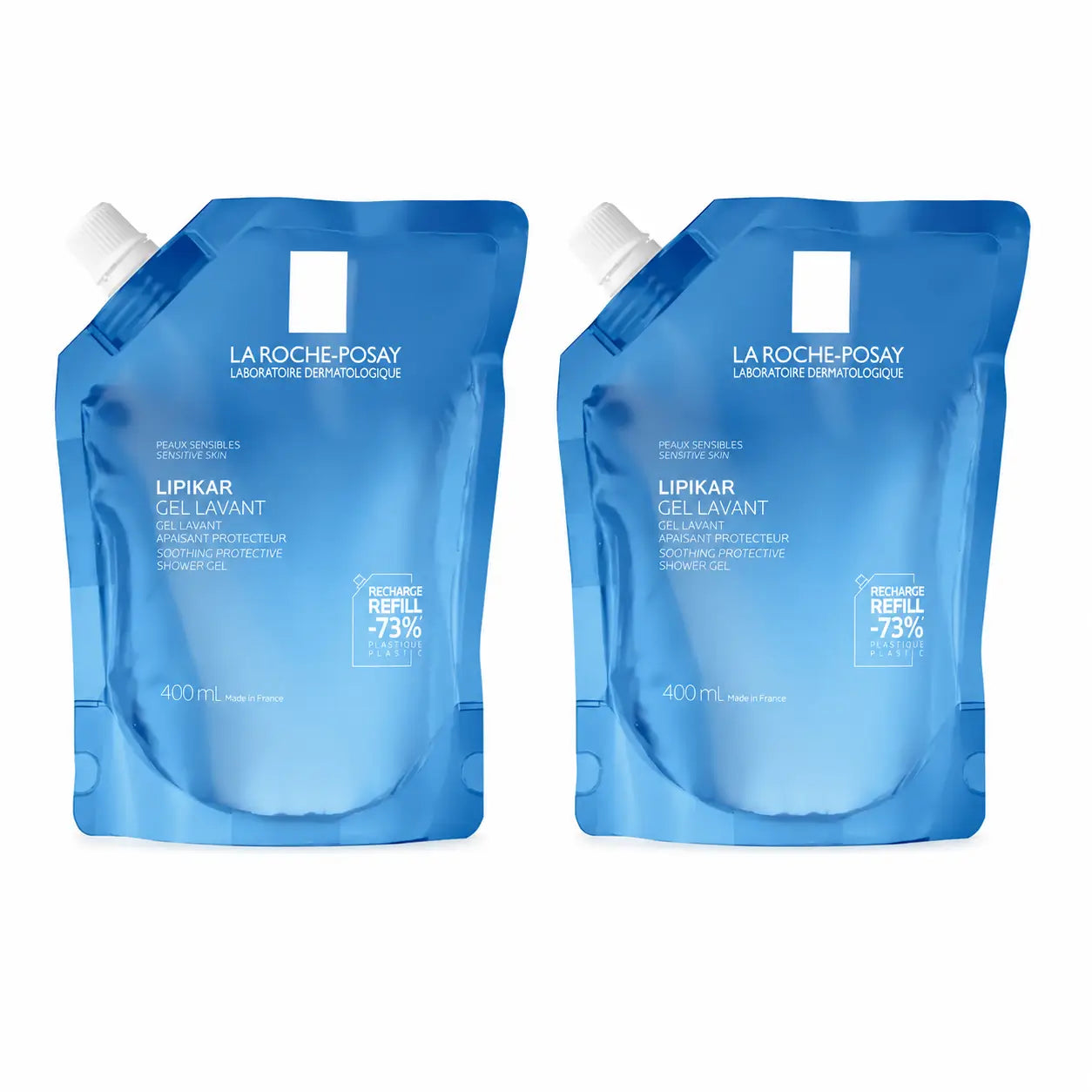 La Roche Posay confezione La Roche Posay Lipikar Gel Lavant Eco-Refill , 400 Ml, x2