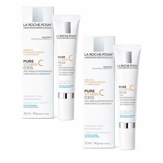 La Roche Posay Vitamina C Pura Occhi, Confezione 2 x 15 ml