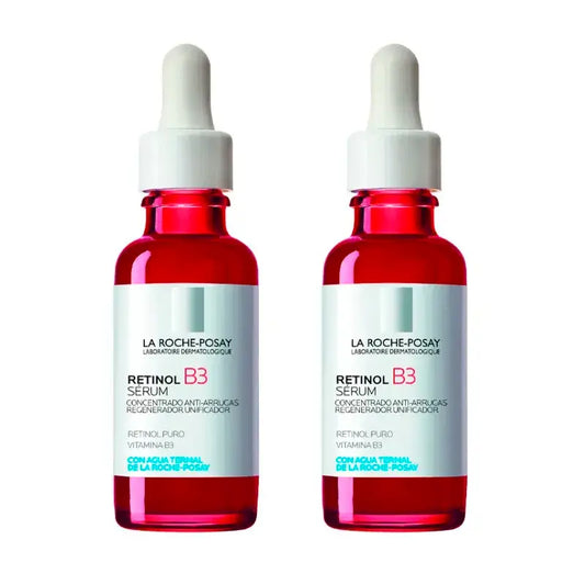 La Roche Posay Retinol B3 Siero Antirughe, Confezione 2 x 30 ml