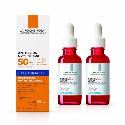 La Roche Posay Retinol B3 Siero Antirughe, Confezione 2 x 30 ml