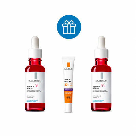 La Roche Posay Retinol B3 Siero Antirughe, Confezione 2 x 30 ml