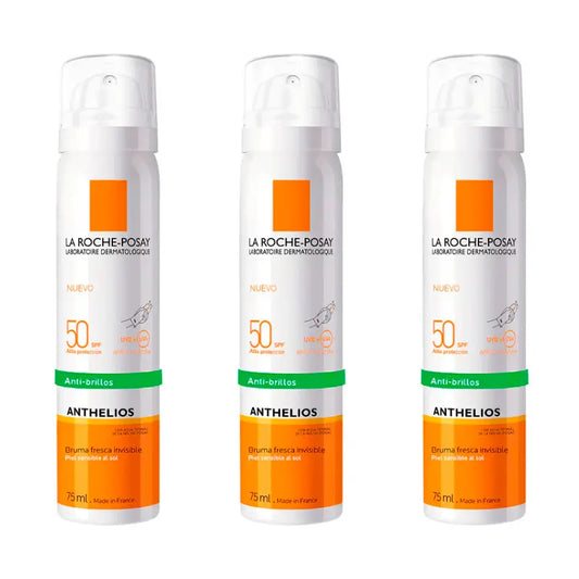 La Roche Posay Triplo Anthelios Nebbia Viso Spf 50, 3 X 75 Ml