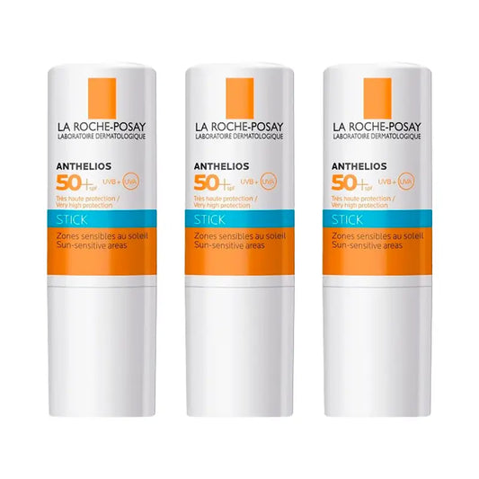 La Roche Posay Triplo Anthelios Stick Spf50+ Zone sensibili, 3 X 7 Gr