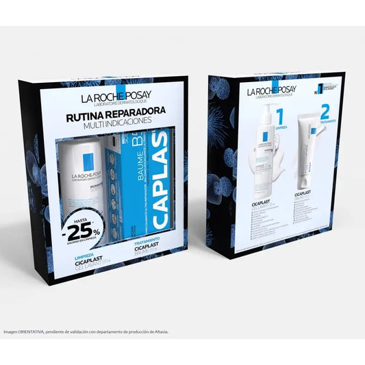 La Roche Posey Confezione Cicaplast Gel Lavante B5+ 200Ml + Baume B5+ 40Ml, 1 confezione